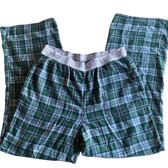 Hollister Sleep Women's 24/7 Pajama Pants - Plaid Green (M) - Picture 1 of 8